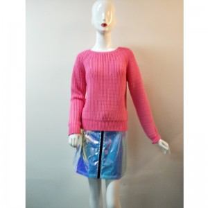 PINK CREW SWEATER RLWS0068F