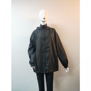 KURTKA BLACK WINDBREAKER DAMSKA RLWWJ0006